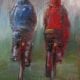 Twee fietsers